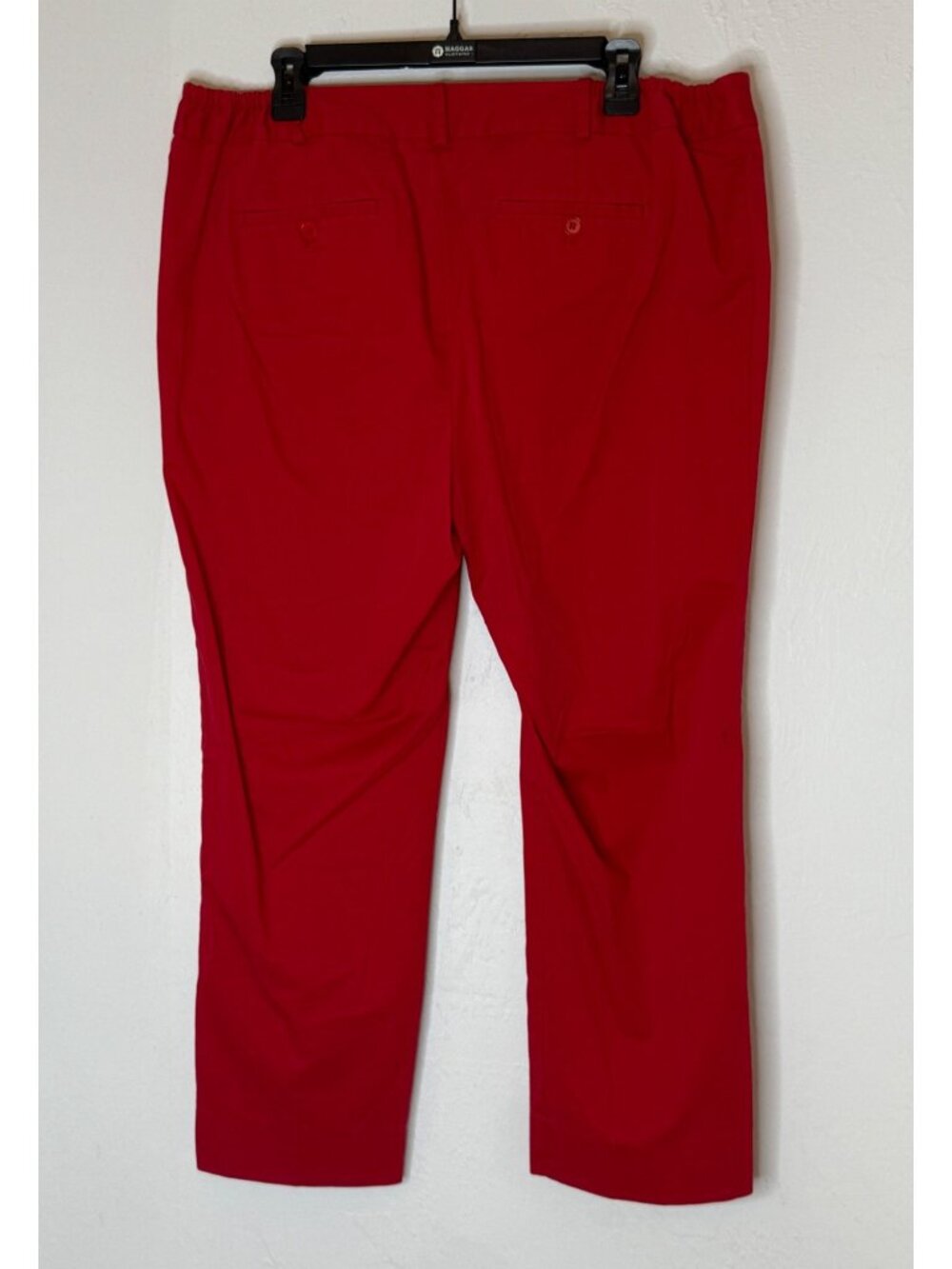 Talbots Woman Heritage Red Ankle Pant Trousers Size 16W - Picture 7 of 10